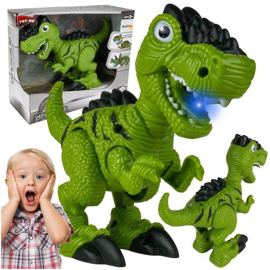 Interaktivní dinosaurus se světlem a zvuky T-Rex