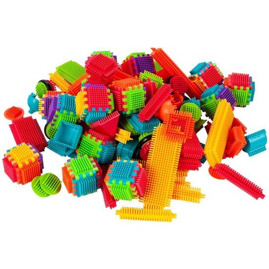LEHKÉ POŠKOZENÍ barevná konstrukční stavebnice Hedgehog Blocks 200 ks