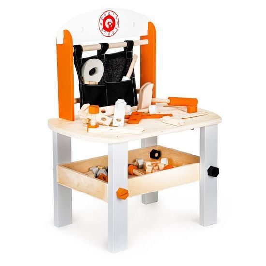Ecotoys dřevěný pracovní stůl pro děti Workbench