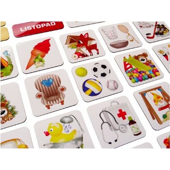 Kalendář magnetický - Školka 114ks magnetek