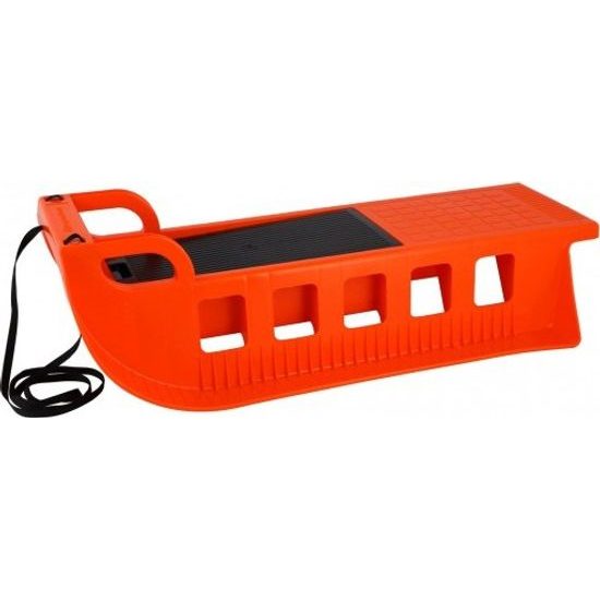 Sáně Kamzík s popruhem oranžové