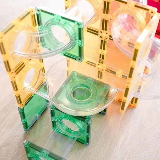 Rozšiřující sada Connetix Rainbow Ball Run Expansion pack 66ks