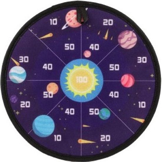 Terč na suchý zip oboustranný + míčky 8ks