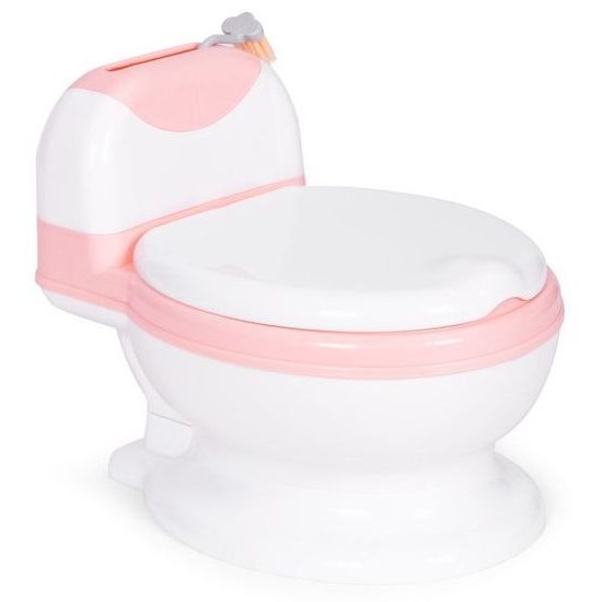 Ecotoys dětský nočník růžovo-bílý