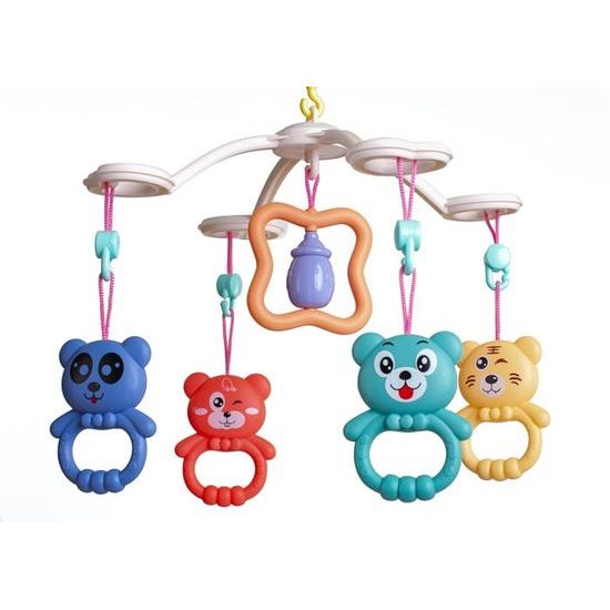 Doris kolotoč nad postýlku s melodiemi a dálkovým ovládáním Medvídci