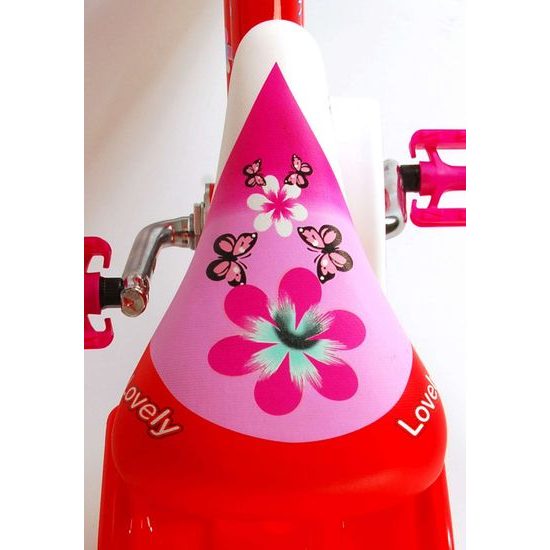 Dětské kolo Volare Lovely 12" červeno-bílé