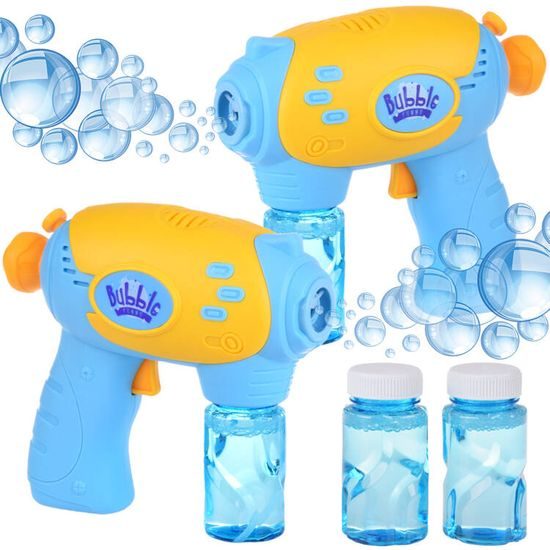 Sada 2 bublifuků na baterie Bubble Guns - modrá