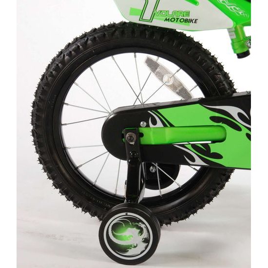 Dětské kolo Volare Motobike Green 16"