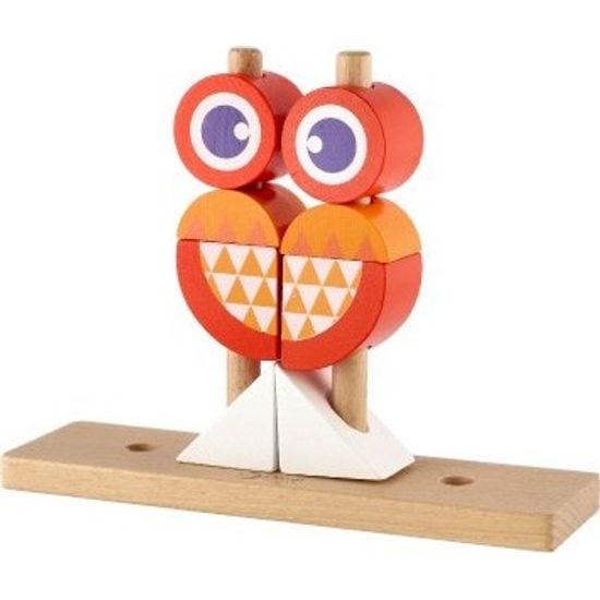 Dřevěná skládanka Liška 19ks