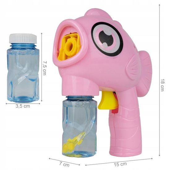 Dětský bublifuk Bubble Fish růžový