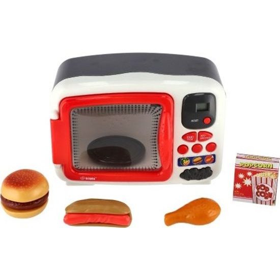 Mikrovlnná trouba elektronická - na baterie s doplňky