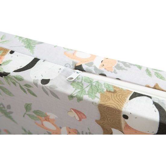 Dětská matrace do postýlky panda a liška 120x60 cm