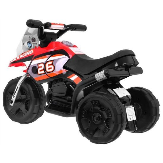 Majlo Toys dětská elektrická minitříkolka Sport Trike černo-červená