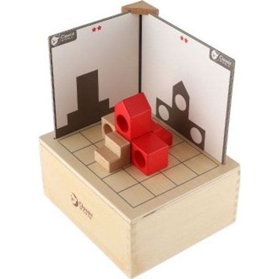 Dřevěná skládanka stavebnice Vesmír 41ks