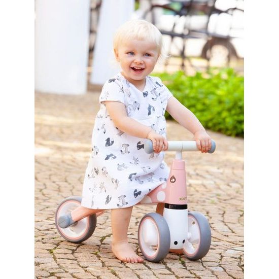 Ecotoys dětské odrážedlo Plameňák růžové