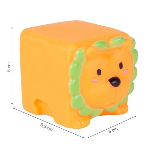 Senzorické kostky se zvířátky pro nejmenší Bath Toys 6 kusů