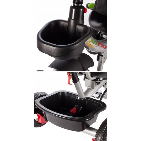 Dětská tříkolka 3v1 s otočným sedadlem S360 růžová