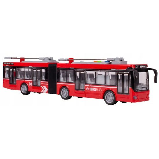 Dětský trolejbus se světlem a zvuky City Bus 1:16