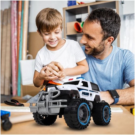 Policejní auto na setrvačník BigFoot Police