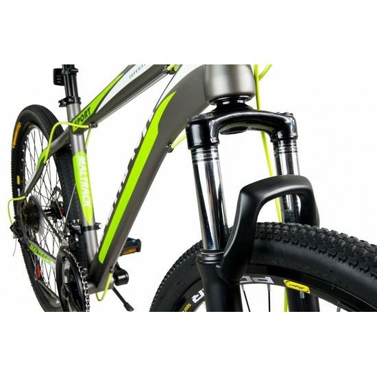 MalTrack odpružené horské kolo Sport 26" šedo-zelené