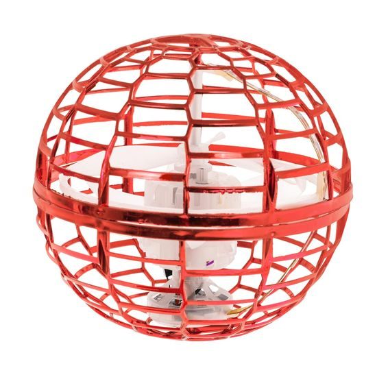 Létající koule s dálkovým ovladačem Flying Spinner - červená