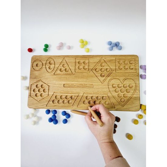 Deska - sled tvarů s narůstajícím množstvím