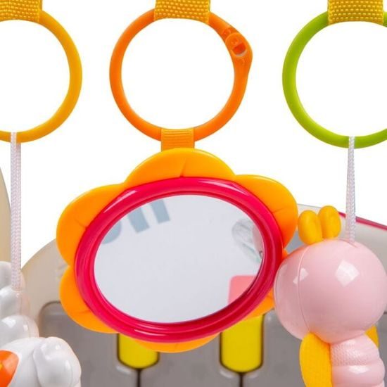 Haunger chodítko 2v1 s hrací dekou a piankem Happy Childhood