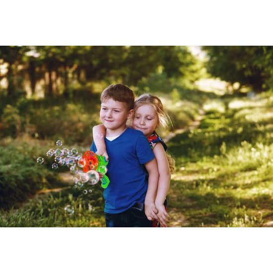 Bublifuk na baterie Bubble Cyclone zelený