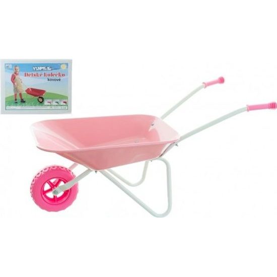 Plechové kolečko Yupee velké růžové