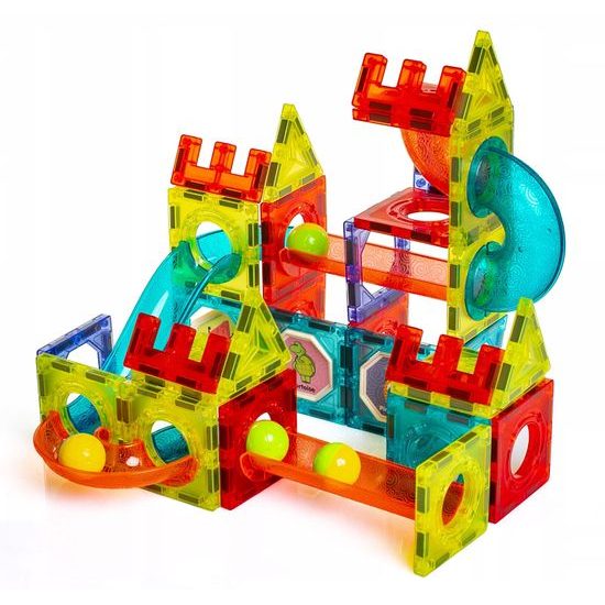 Doris magnetická stavebnice se skluzavkou Magic Magnetic 96 dílů