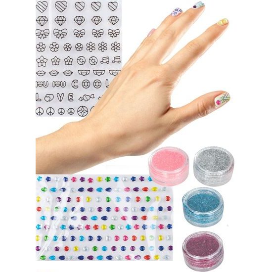 Dětské nehtové studio na baterie Nail Art Pens