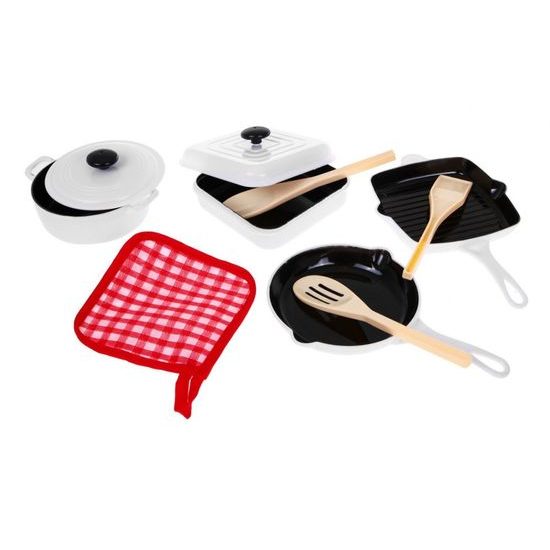 Sada dětského nádobí do kuchyňky 10 součástí Play House