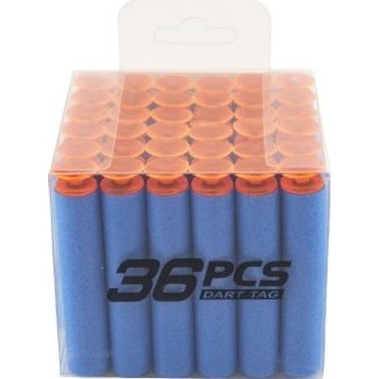 Náhradní pěnové náboje do pistole 36ks s přísavkami - mix 4 barvy