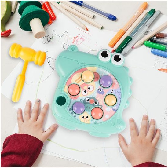 Zatloukání míčků pro nejmenší Funny Hole - zelená