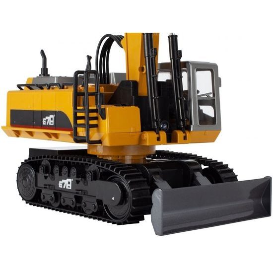 Pásový XXL jeřáb na dálkové ovládání s radlicí Cheetah 678