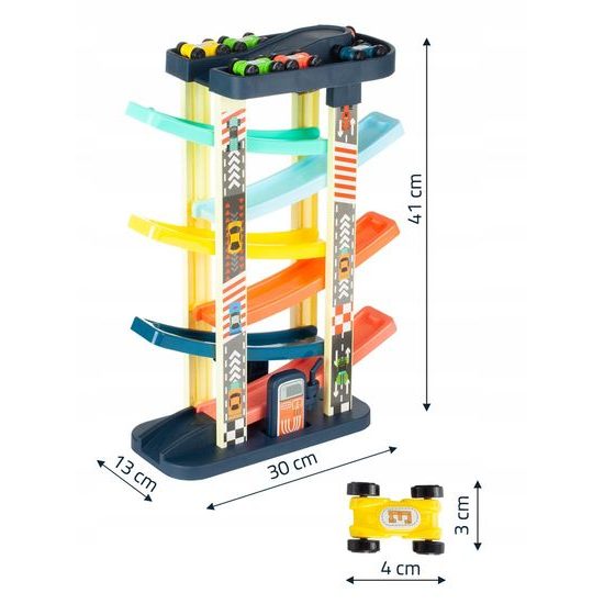 Skluzavka se 6 autíčky Car Ramp