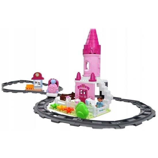 Blocki Mubi stavebnice Pohádkový zámek se světlem a zvukem 83 dílů