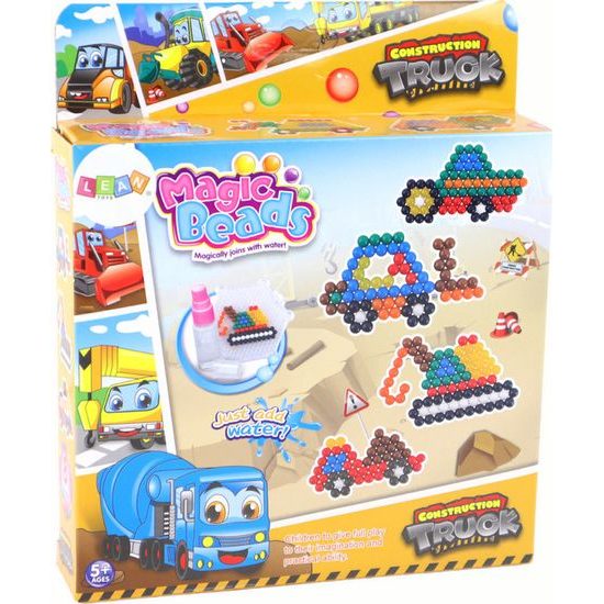 Sada vodních korálků Magic Beads vozidla