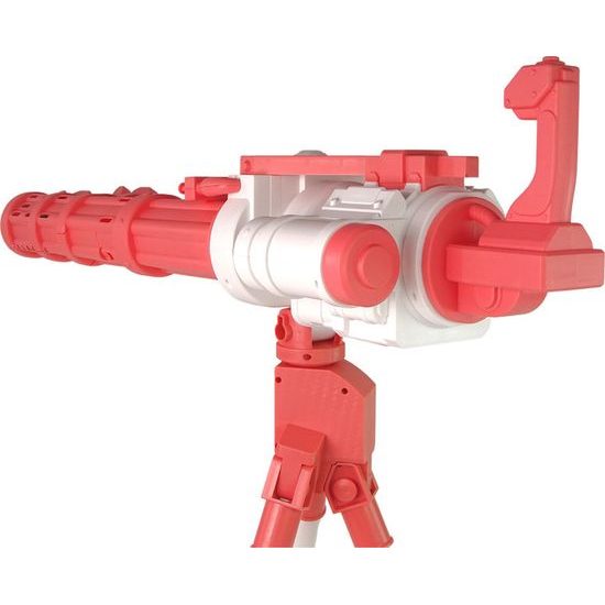 Pistol pro výrobu bublin- růžová se stojanem