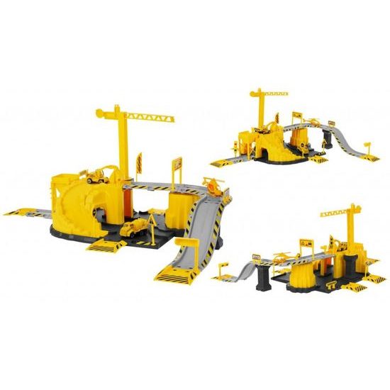 Majlo Toys parkovací garáž Stavba s dráhou