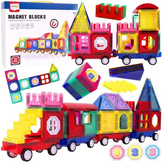 Magnetická stavebnice Magnet Blocks 72 dílů
