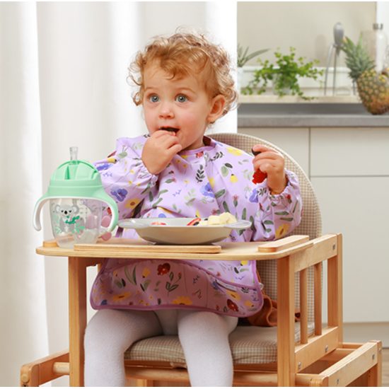 Dětský hrneček se zatíženým brčkem - tyrkysový