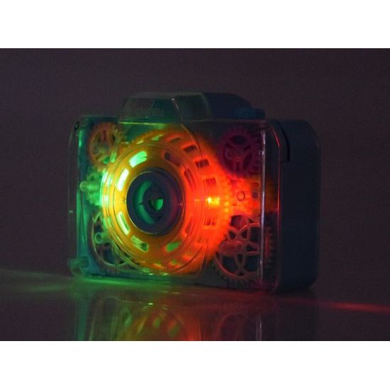 Bublifuk na baterie fotoaparát Bubble Camera - modrý