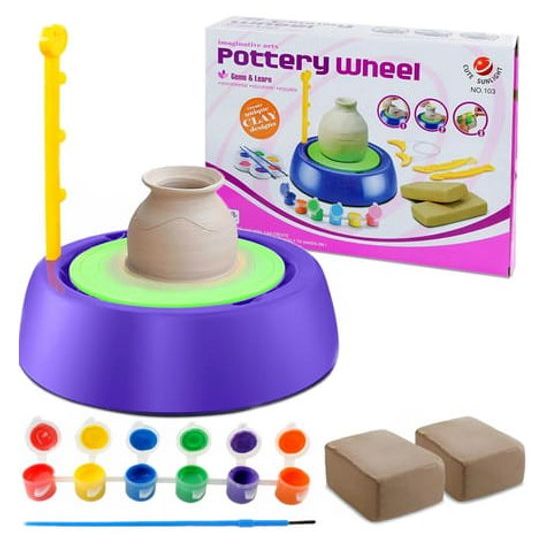 Doris dětský hrnčířský kruh s hlínou a barvami Pottery Wheel