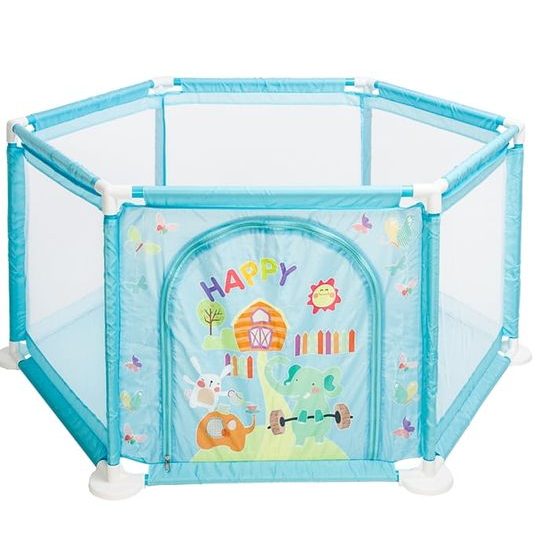 Doris dětská ohrádka Safety Fence - modrá