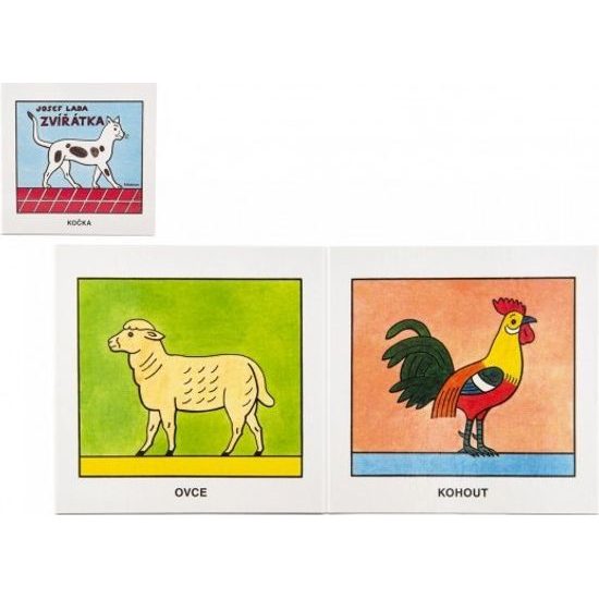 Knížka Leporelo Zvířátka Josef Lada