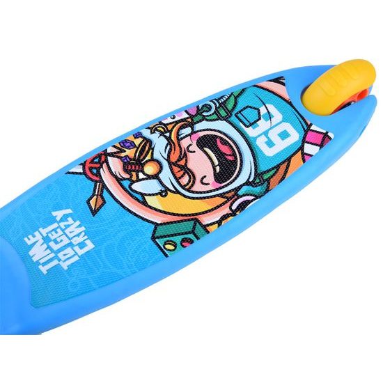 Dětská koloběžka Crazy Scooter se svítícími koly - modrá