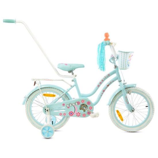 Mexller dětské kolo SISI 16" s vodící tyčí blankytná 2022