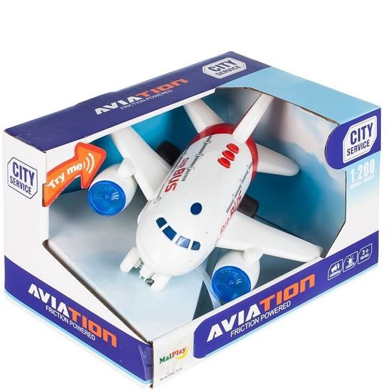 Interaktivní letadlo se světly a zvuky Airbus 1:200