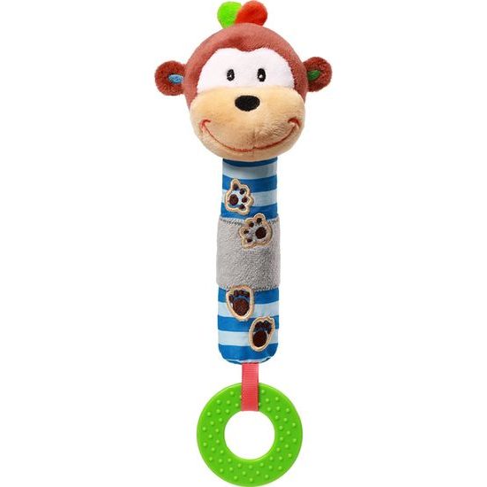 BabyOno Pískací plyšová hračka zvířátko Opička George